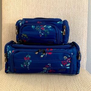 Lug trolley & mini trolley - bouquet blue 💐